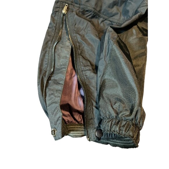 Vintage Patagonia Mens Ski  Black Nylon Pants With Elastic Waist & Ankle Cuffs - Picture 7 of 12